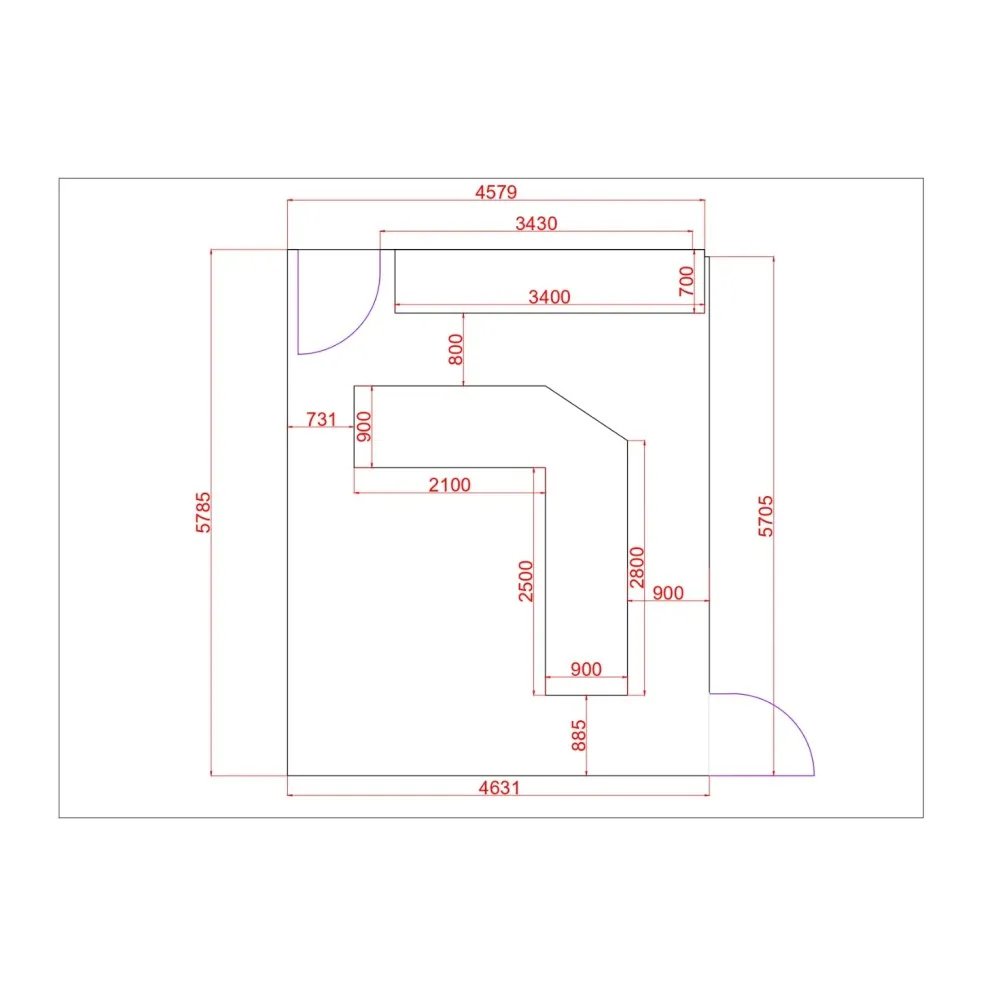 Прилавок для кондитерской
