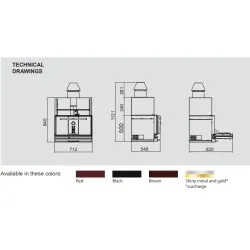 Угольная печь OC Type 300oc