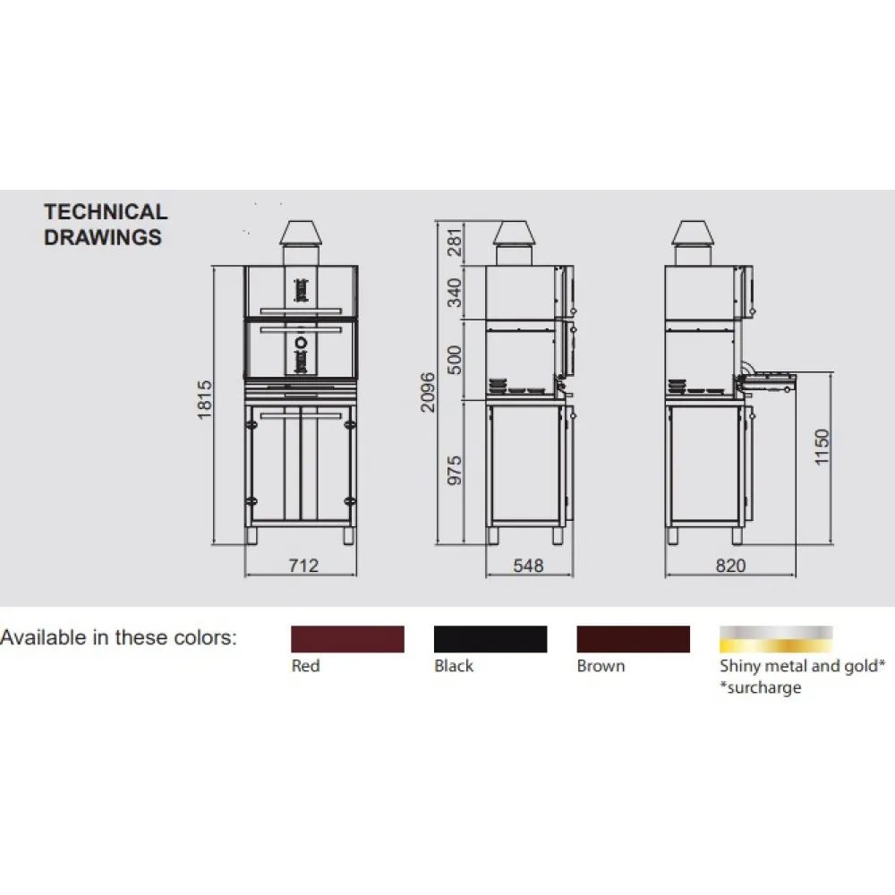 Угольная печь SC Type 300sc
