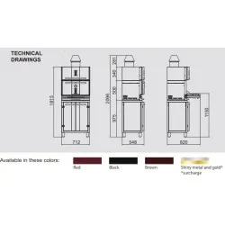 Угольная печь SC Type 300sc