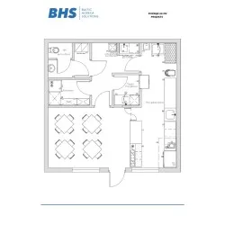 План Пиццерия 60 м2