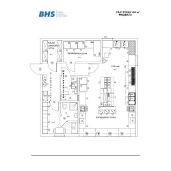 План Fast Food 100 m2