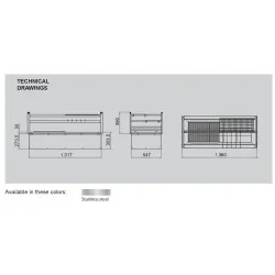 Угольный гриль в японском стиле DROP IN R120D