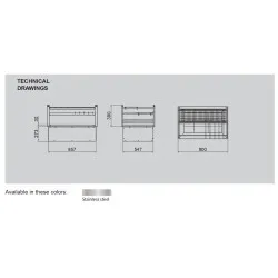 Угольный гриль в японском стиле DROP IN  R90D