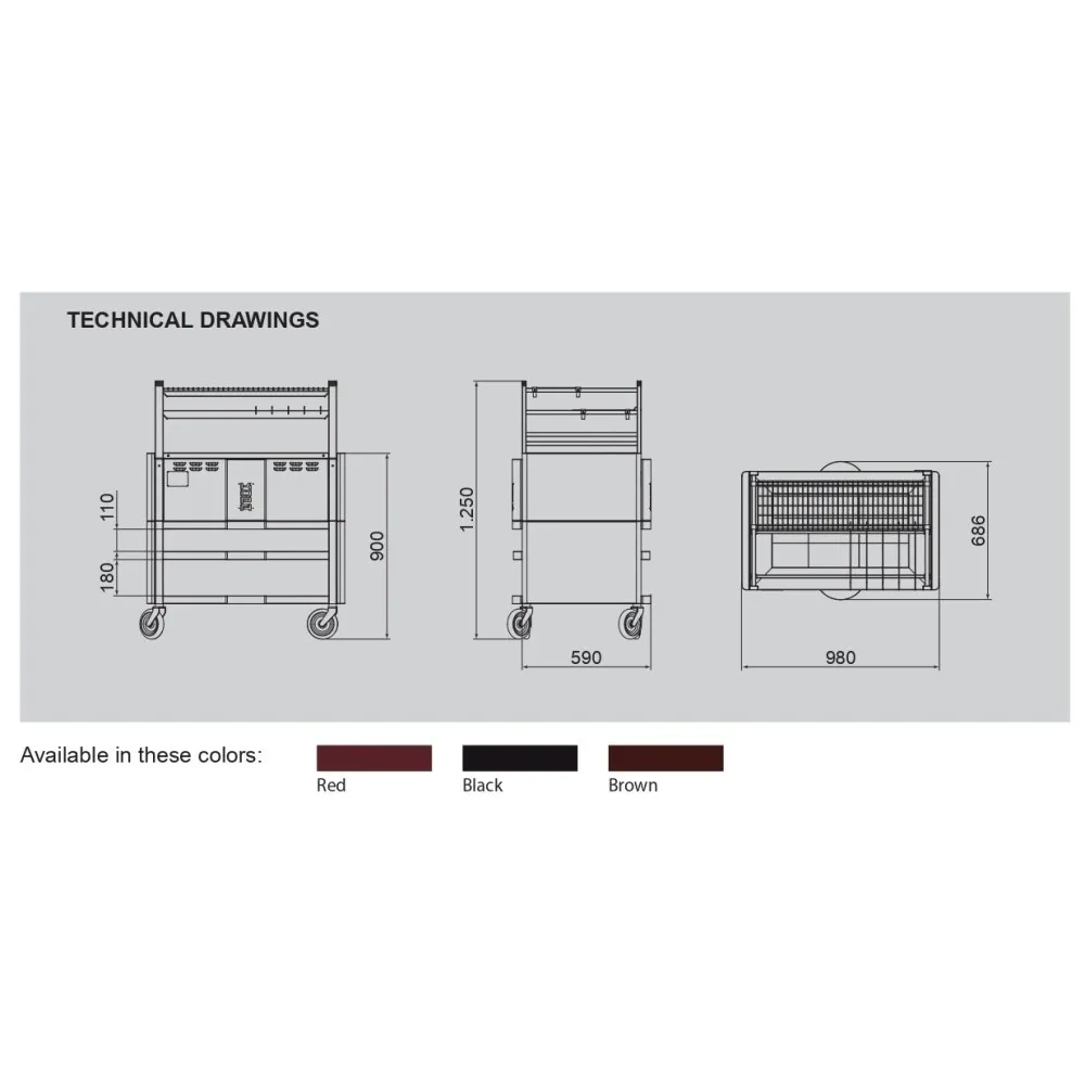 Угольный гриль в японском стиле R90S
