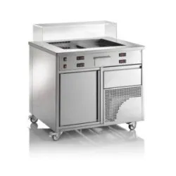 Комбинированная станция с холодильной и жарочной зонами TEPP-TWIN TPTW1000