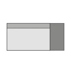 Меламиновая столешница 28 мм 120x60 mm 