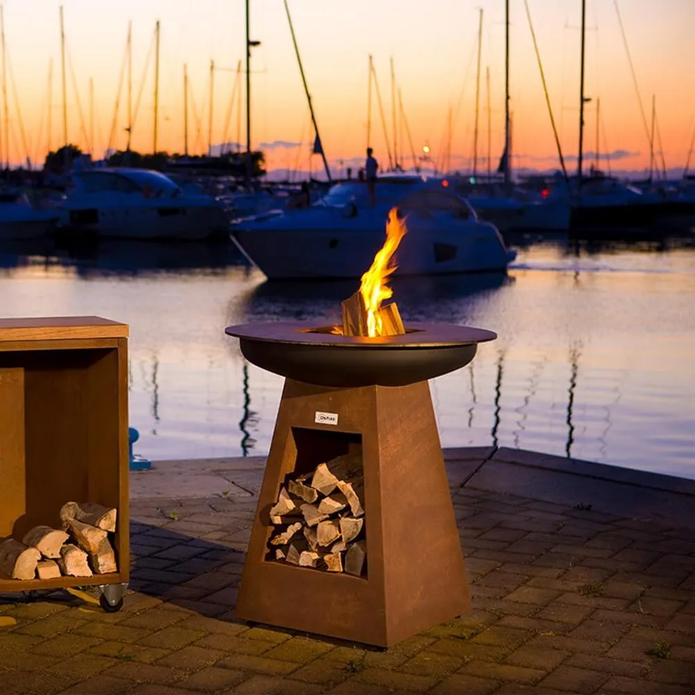 Угольный гриль Charcoal grill BBQ  Corten Version 1000 mm