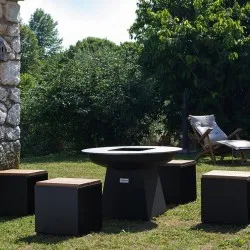 Угольный гриль Charcoal grill BBQ  Black Version 600 mm