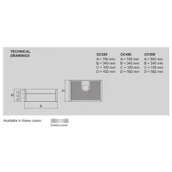 Стеллаж с подогревом OC300