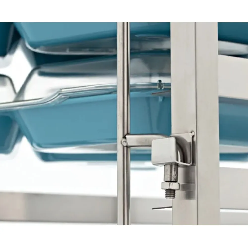 Тележка для подносов для еды с 5 отделениями 