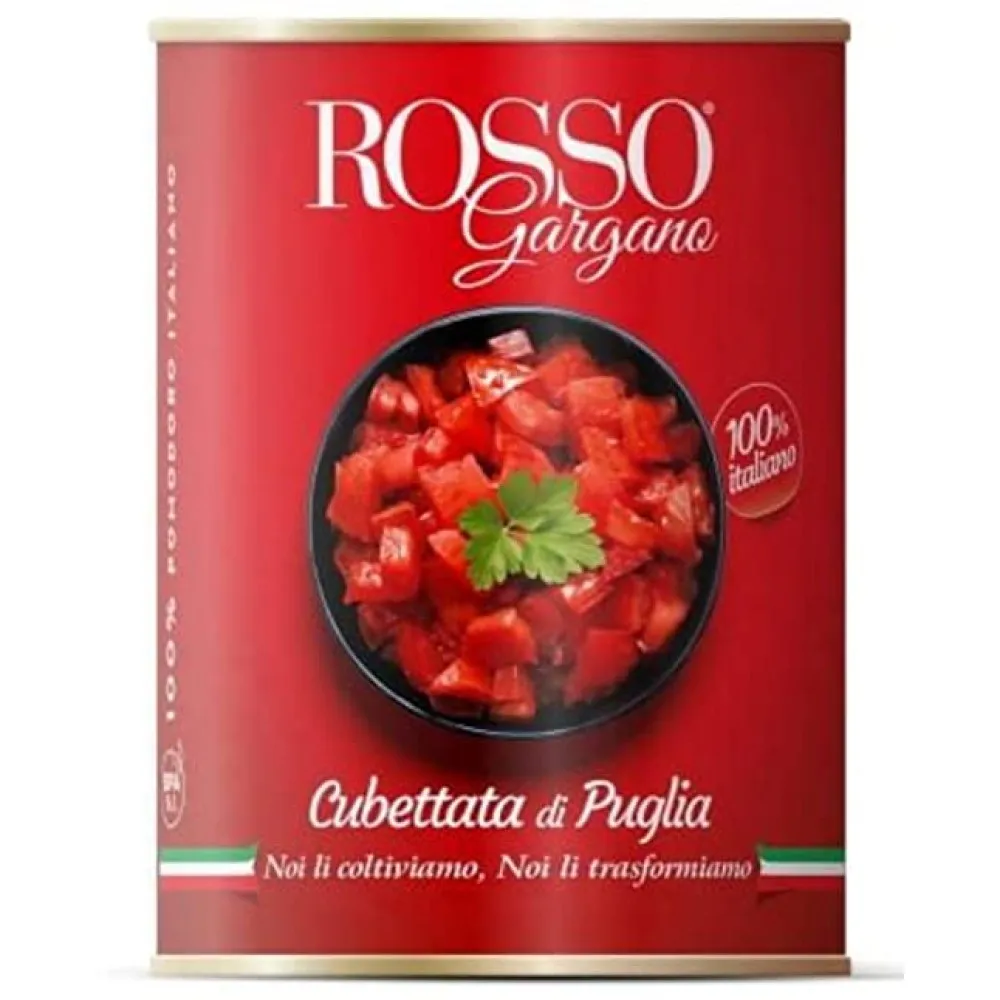 Томаты кусочками Rosso Gargano "Cubettata di Puglia" 2500g