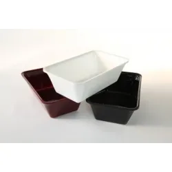 Контейнер Plexi GN 1/4 глубиной 80 мм из полиметилметакрилата белый