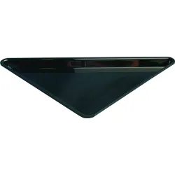 Контейнер Plexi Triangle из полиметилметакрилата, 270x270x360x20 мм, чёрный