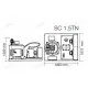 Генератор льда SC1.5TN, 1500kg/24h