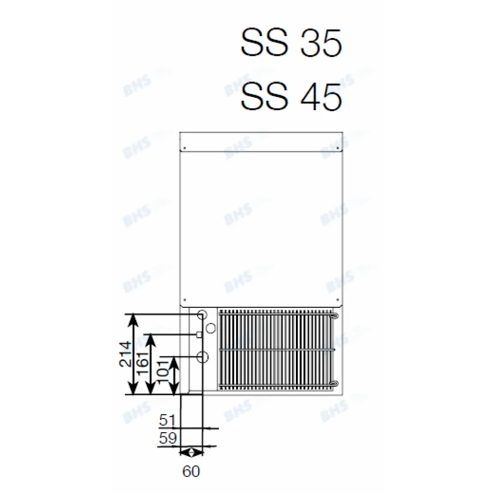Генератор льда SS 45W, 44kg/24h