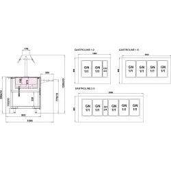 Горячая витрина BEMAR OPEN 1000 мм