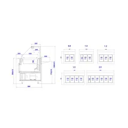 Салат-бар GASTROLINE PREMIUM 840mm