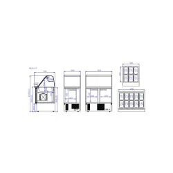 Салат-бар IBIZA 560 mm