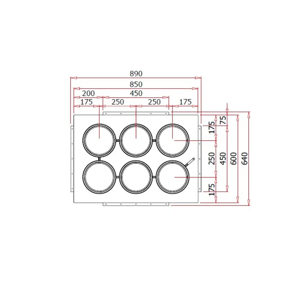 Диспенсер для мороженного GELATO 2 900 mm REMOTE
