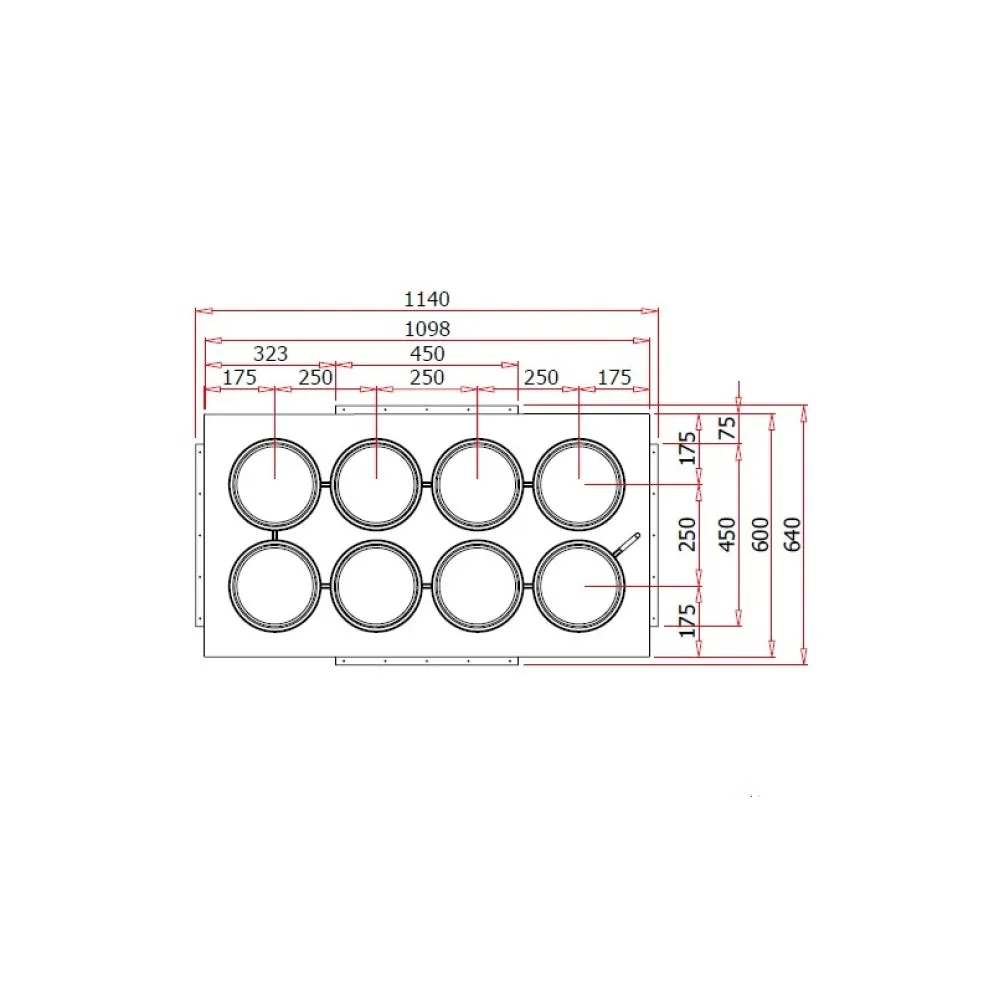 Диспенсер для мороженного GELATO 2 1140mm REMOTE