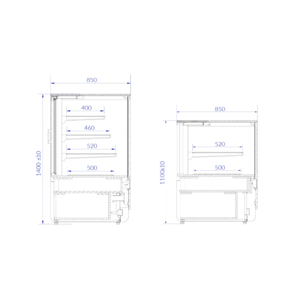 Нейтральная витрина INNOVA 100.110