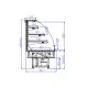 Теплая витрина JAMAIKA Open 910 mm REMOTE