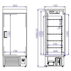 Морозильная камера JOLA P-M