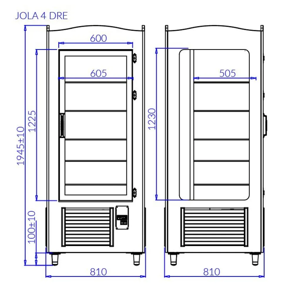 Витрина JOLA 4 DRE