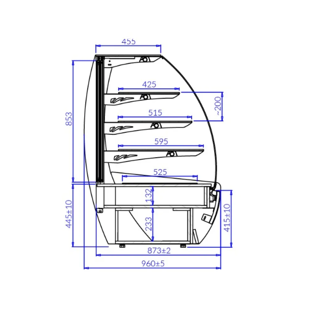 Нейтральная витрина KAMELEO 0.9N