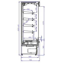 Горячая витрина ROBBEN 1.0