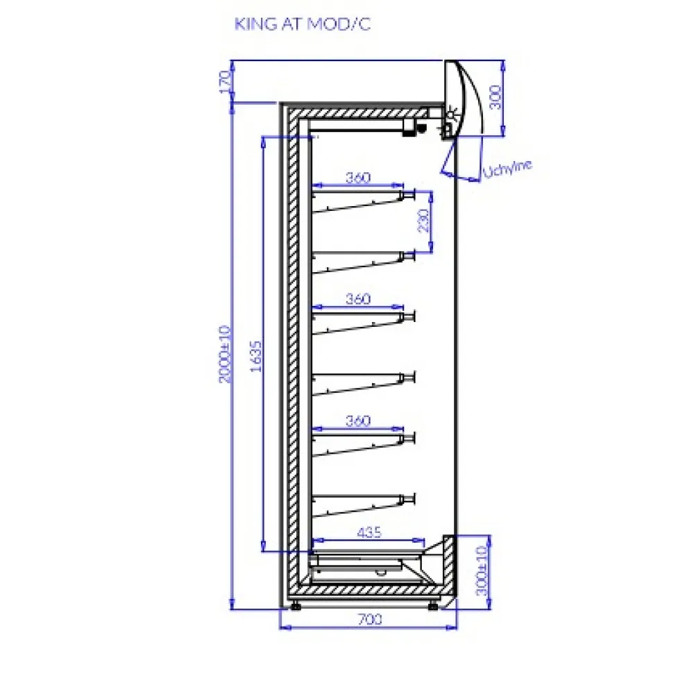 Витрина KING 1.3 AT REMOTE