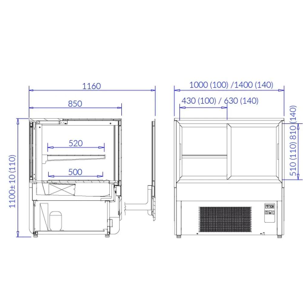 Кондитерская витрина INNOVA 70.110