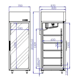 Холодильник JOLA1 AG-GASTRO
