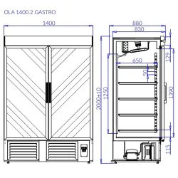 Холодильник OLA2 GASTRO