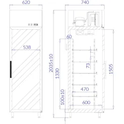 Холодильная витрина EWA1 AG