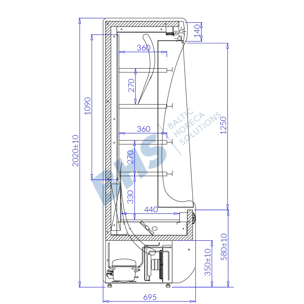 Витрина PAROS 2.5