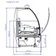 Витрина для мороженого KAMELEO ICE 1400mm