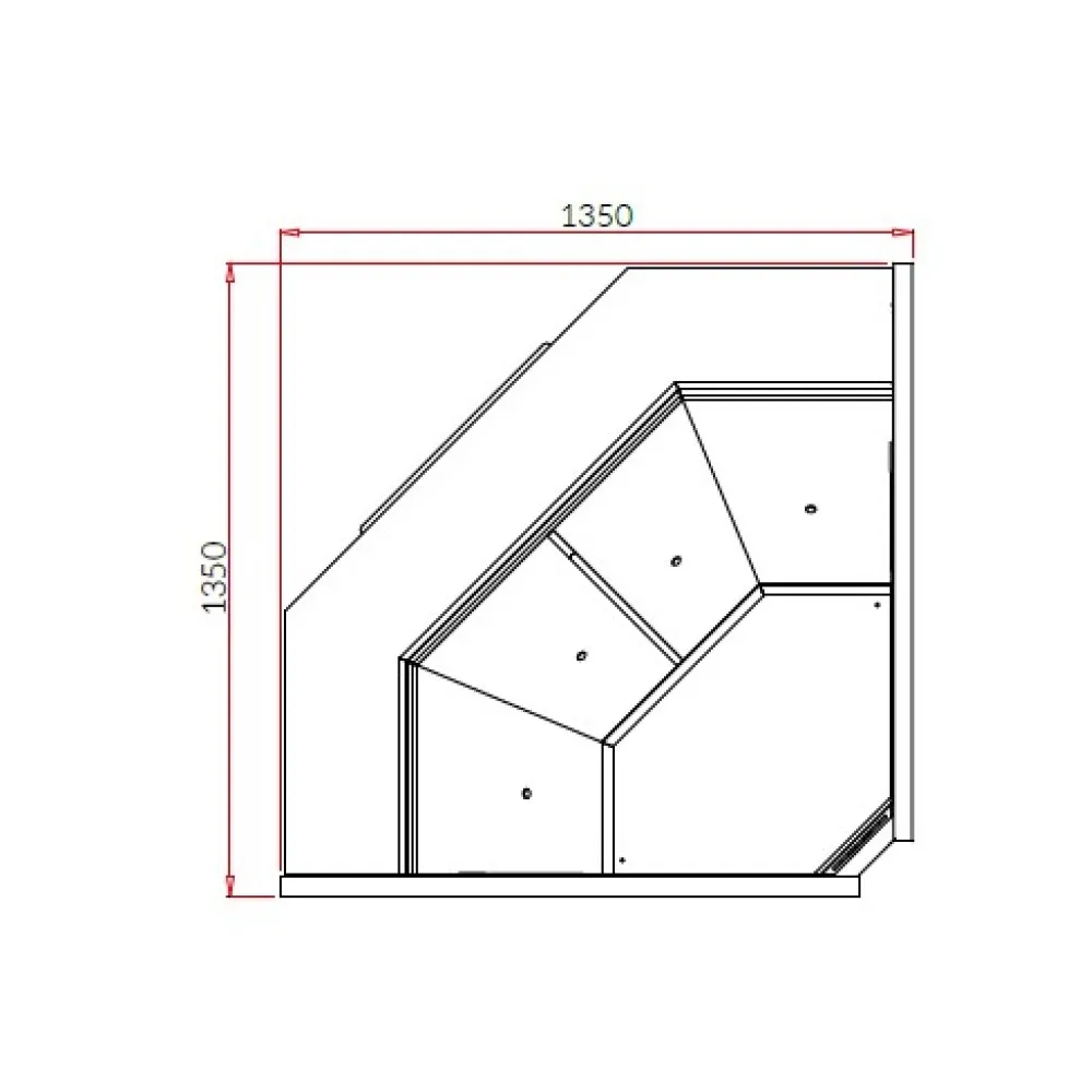 Холодная витрина SAMOS DEEP NW90 REMOTE