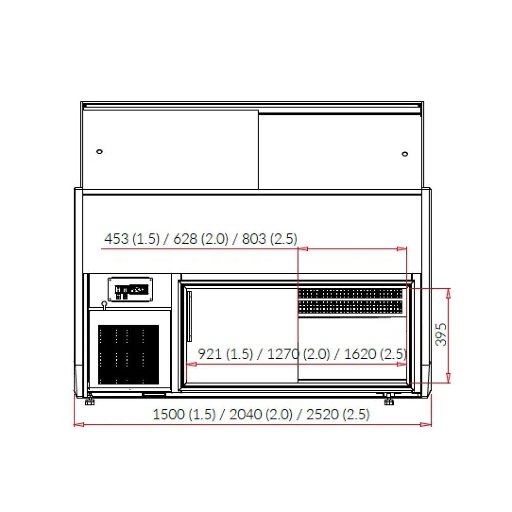 Холодная витрина SUMBA 1.0 REMOTE