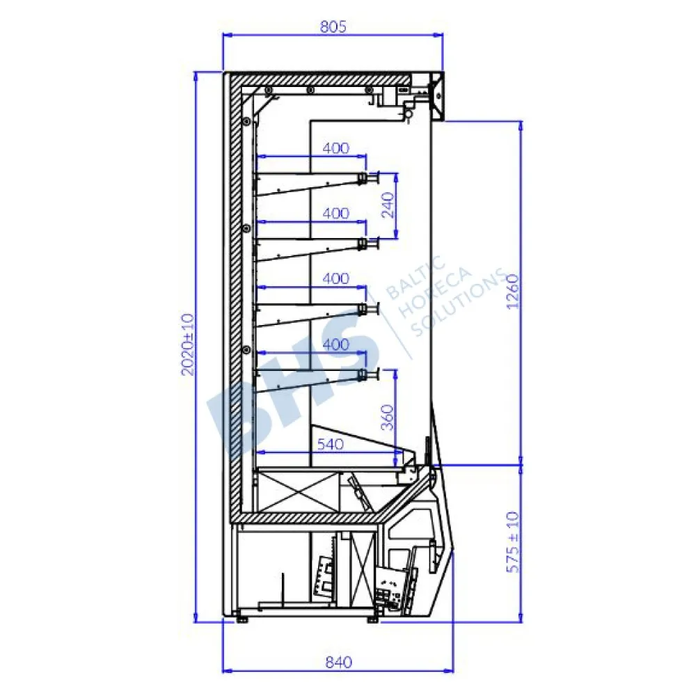 Витрина TIMOR 2.5