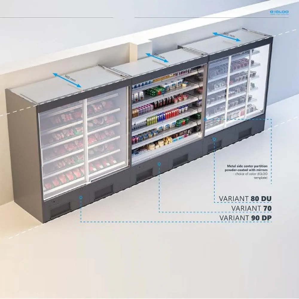 Витрина VARIANT 1.0 80L REMOTE