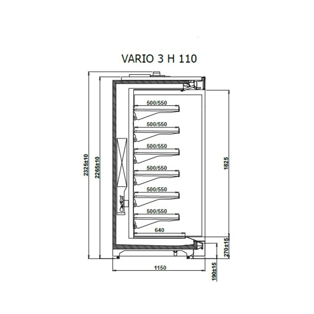 Витрина VARIO 3 3.13 110H REMOTE