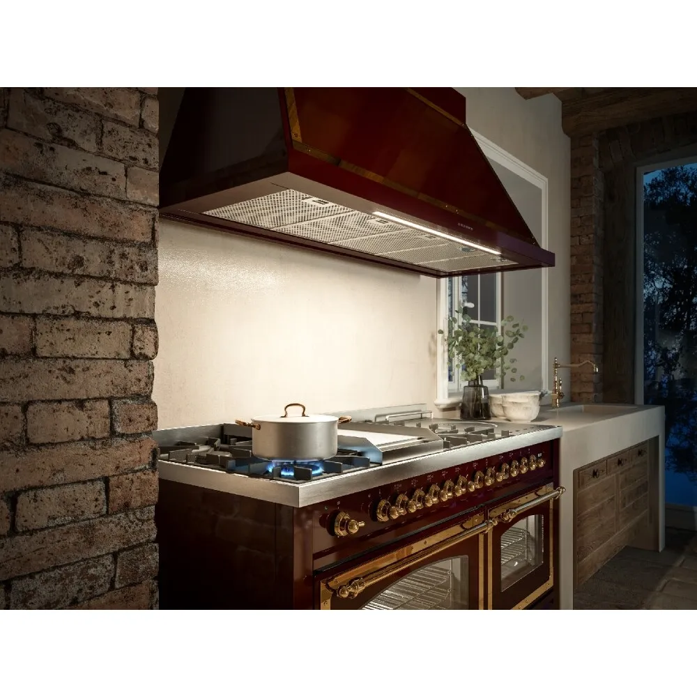 Плита с духовкой Nostalgie 150 cm P15FNE3 9 горелок с жарочной поверхностью