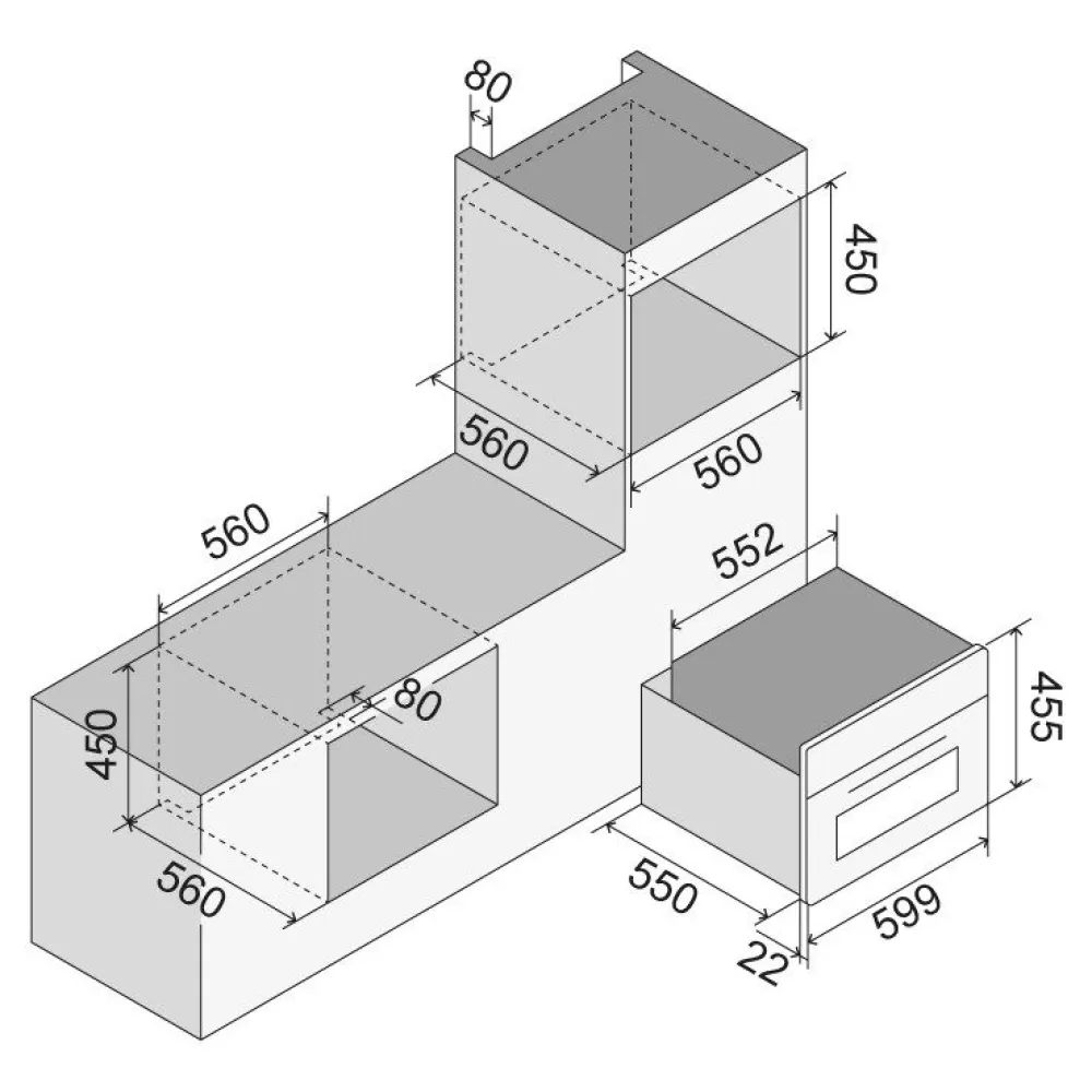 Встраиваемая духовка Nostalgie 645NTZ41