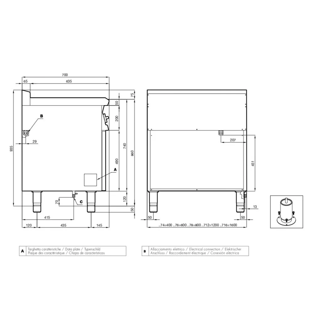 Электрическая плита PC-74ETX