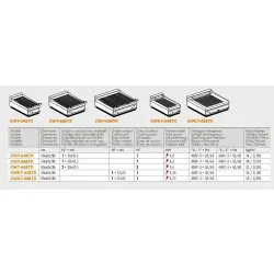 Гриль рифленый  CWKT-64ET