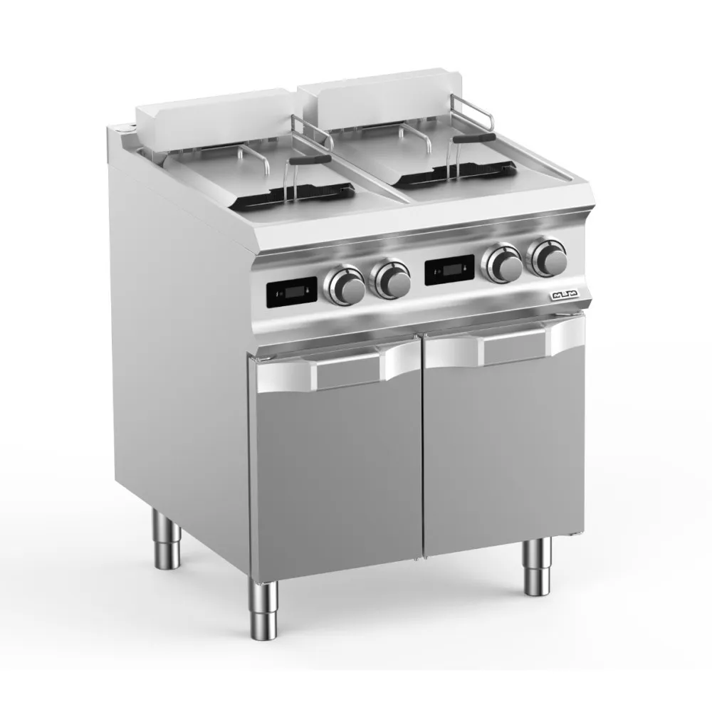 Электрическая фритюрница c дигитальным дисплеем 12+12 л FRBE77AD  DOMINA PRO 700