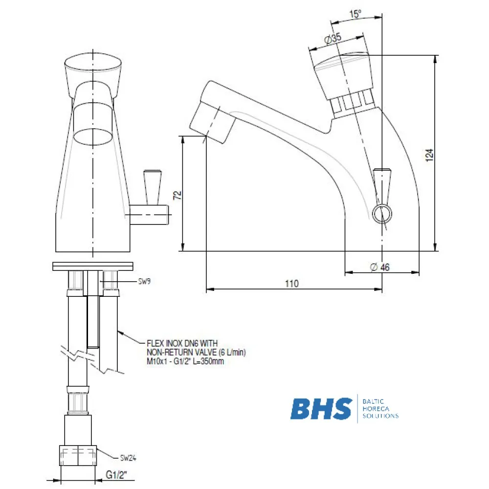 Автоматический смеситель A002B