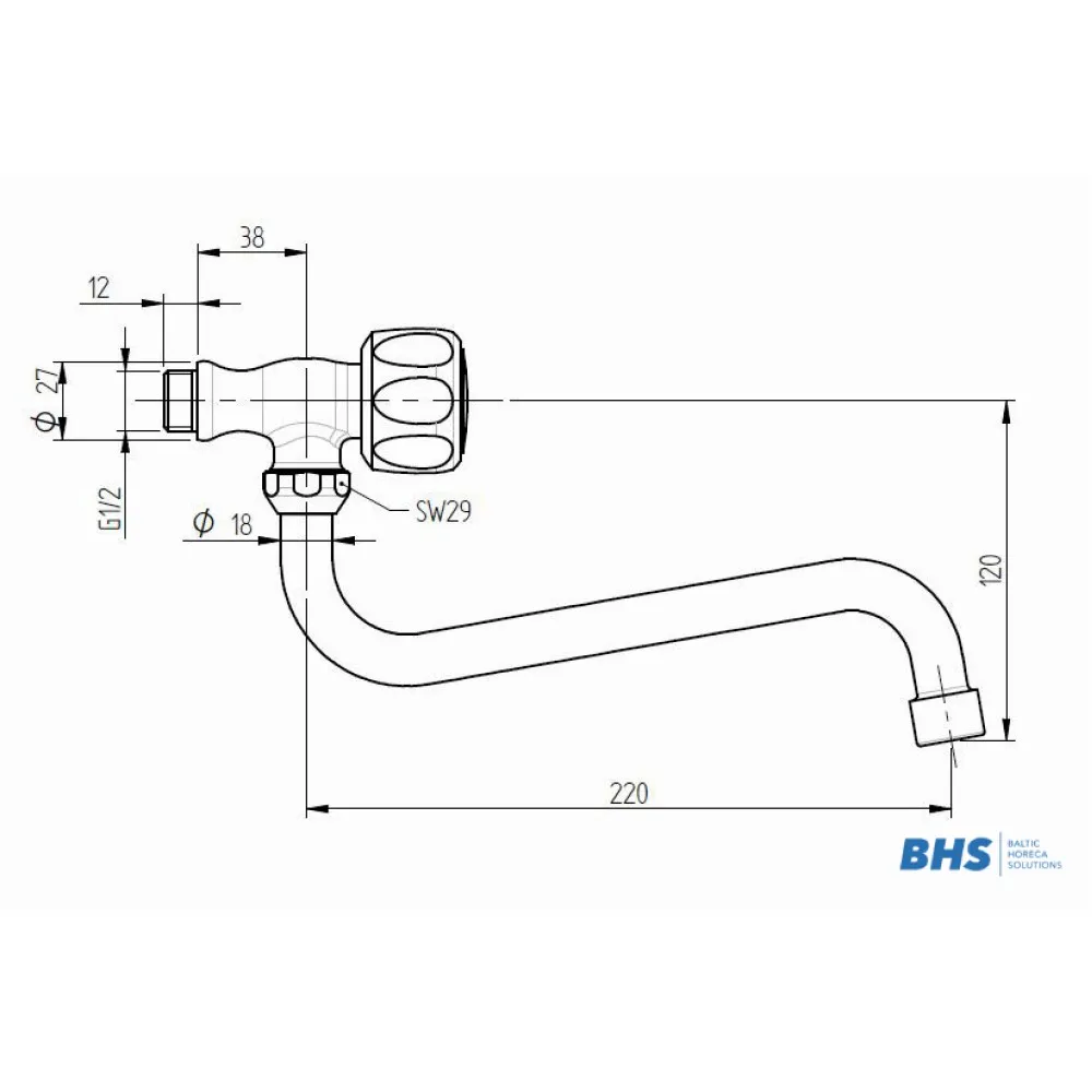 Bодопроводный кран 20209
